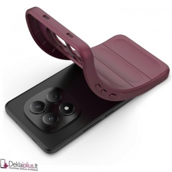 Magic Shield guminis dėklas - bordo (Xiaomi Redmi Note 15 Pro 4G)